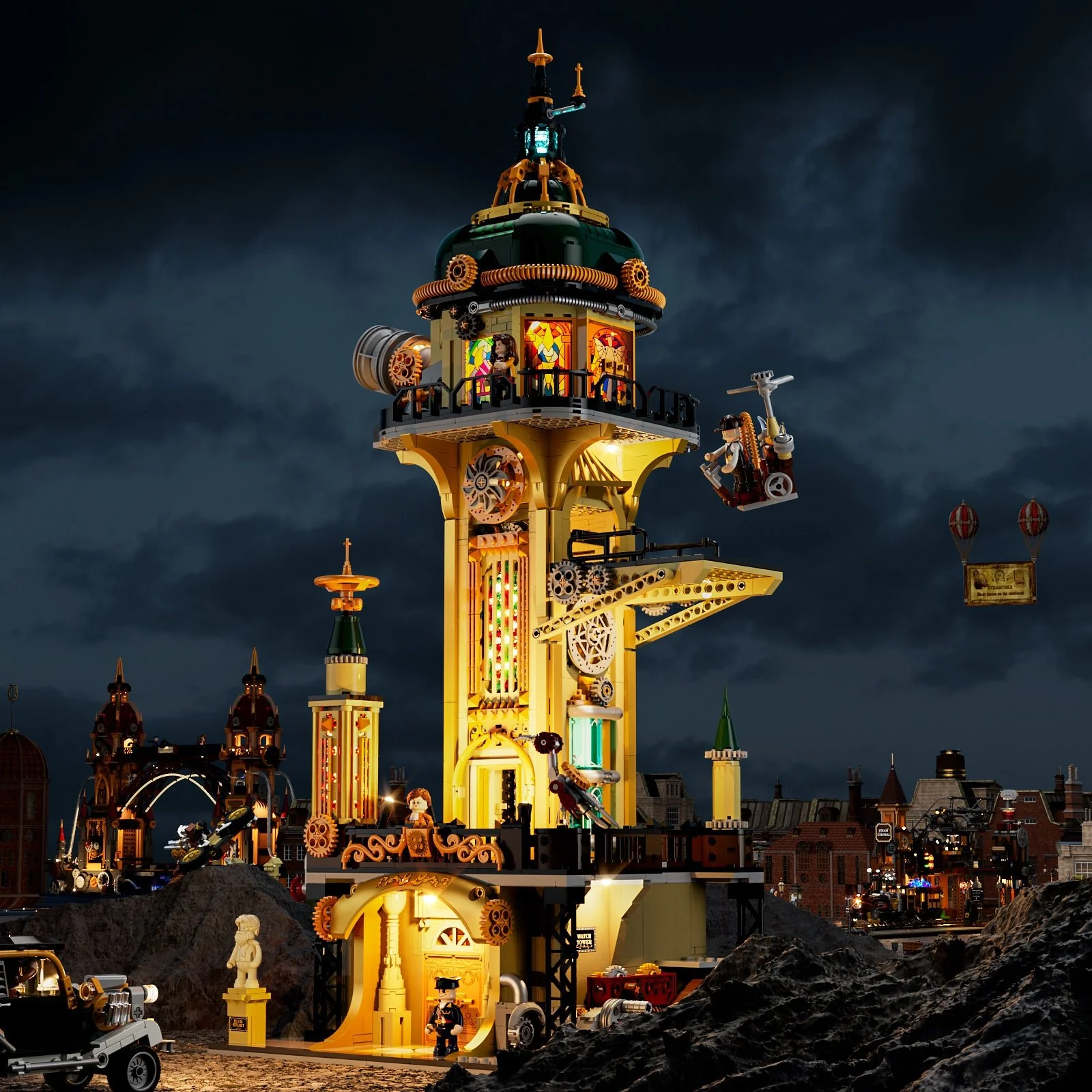 Steampunk Watch Tower